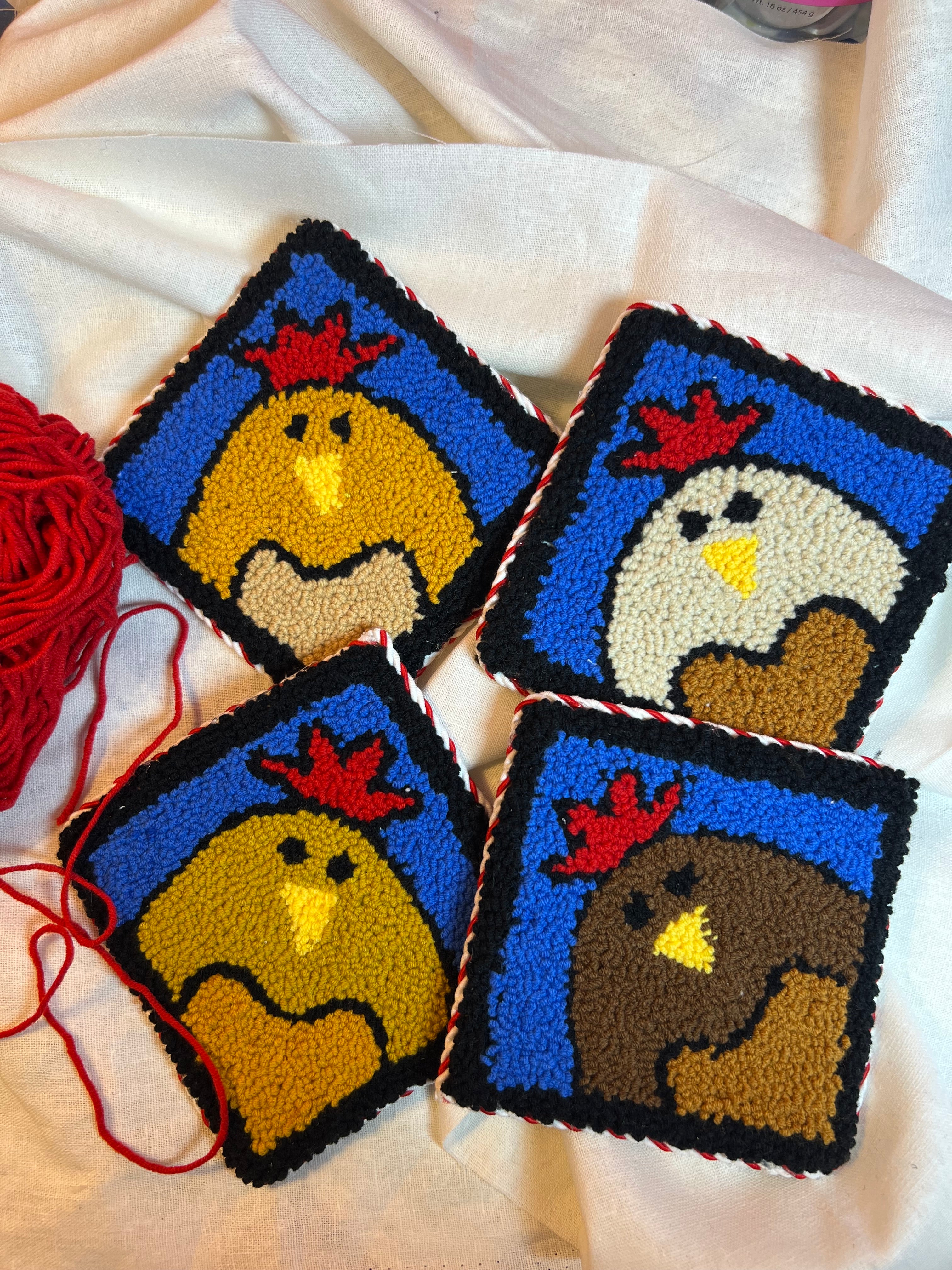 Chicken MugRug Set