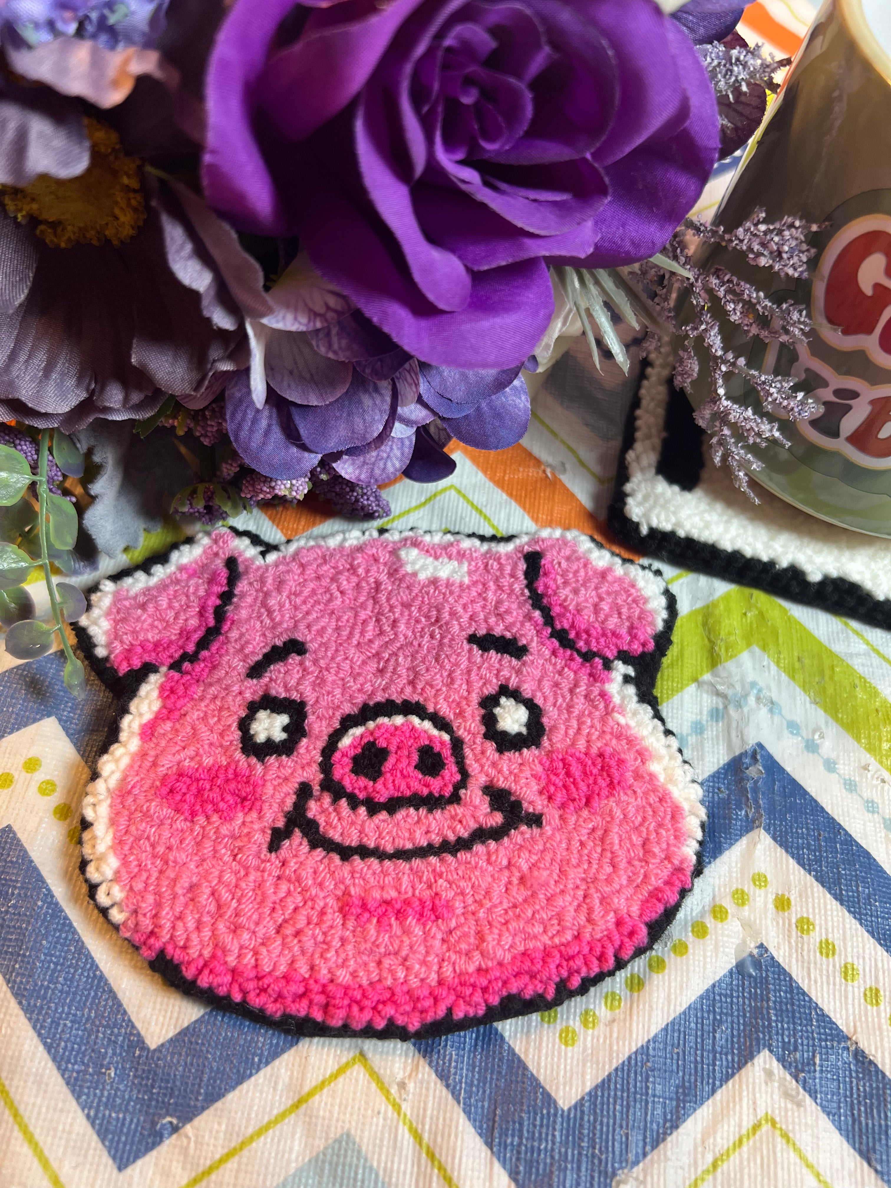 Pig MugRugs